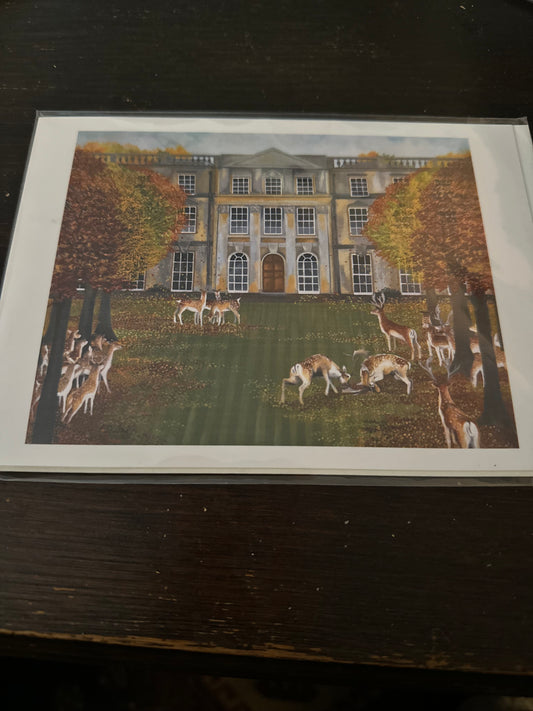 Autumn at Barnsley greetings card