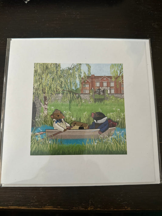 Ratty & mole card