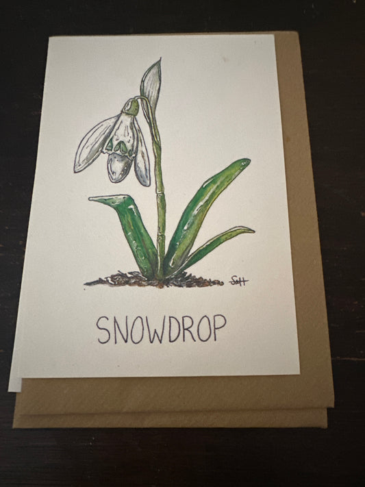 Snowdrop card